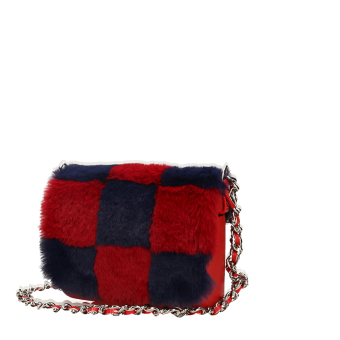 Kabelka O taška s kapsou Rosso scarlatto