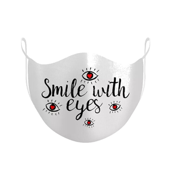 Maschera Smile eyes Bianco