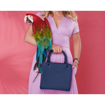 O bag double Blu navy