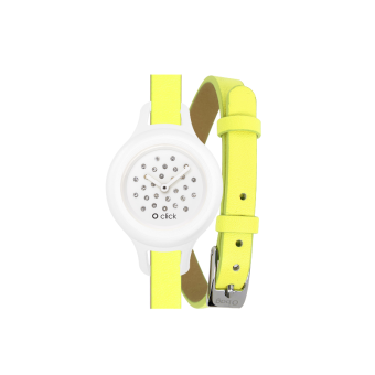 Watch O clock click shift Fluo giallo