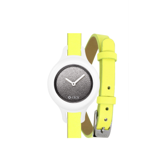 O clock click shift fluo giallo watch