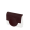 Flap O bag glam Circle tessuto nylon lucido imbottito Bordeaux