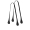 Eco goccia leather Nero handles