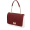 O bag glam Matelasse effect fabric flap with wrist strap Bordeaux oro