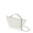 Flap O bag sheen Saffiano con catena e manichetto Latte