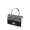 Flap O bag pocket pied de poule con manichetto Bianco nero