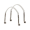 Catena T saffiano Latte short handles