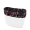 O bag mini fascia Jaquard lurex Bordeaux nero