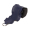 Shoulder strap Rouche 110 con moschettoni simil pelle nappa Blu navy