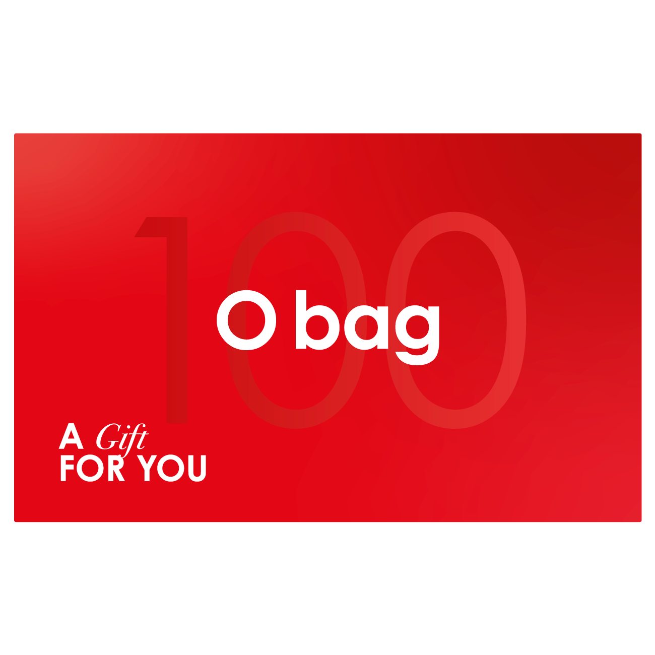 O bag Dárek pro vás 100 PLN dárková karta