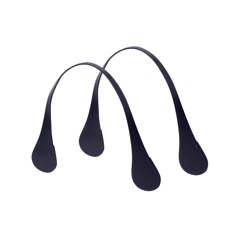 Goccia eco leather Blu short handles