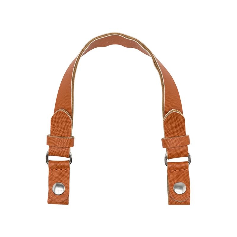 Eco pelle piatto short handle + Clip saffiano Mattone