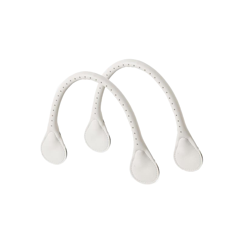 Ecopelle saffiano + borchiette Latte manici corti