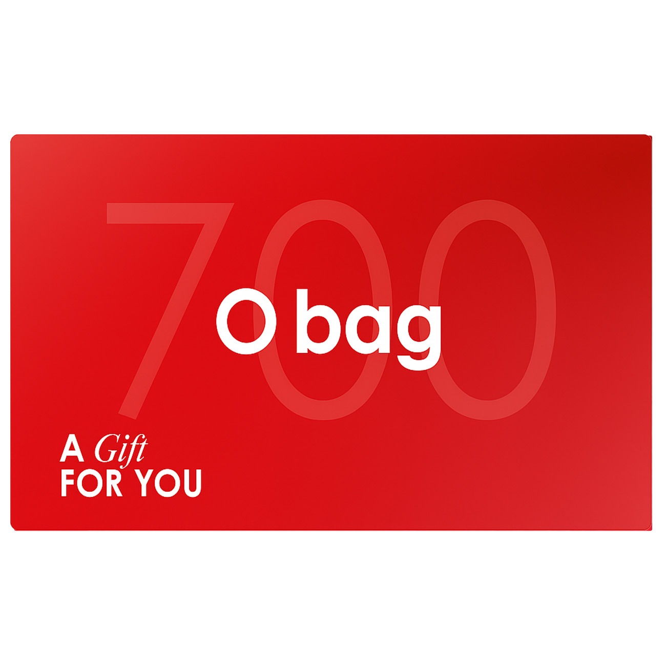 O bag Dárek pro vás Dárková karta 1000 PLN