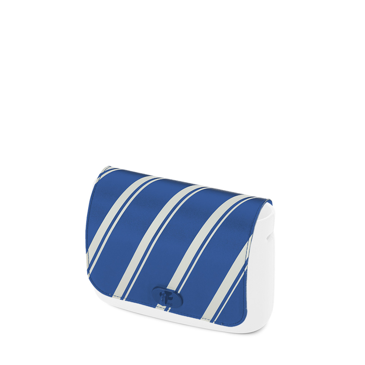 O taška s klopou Ecopelle active stripes Bluette