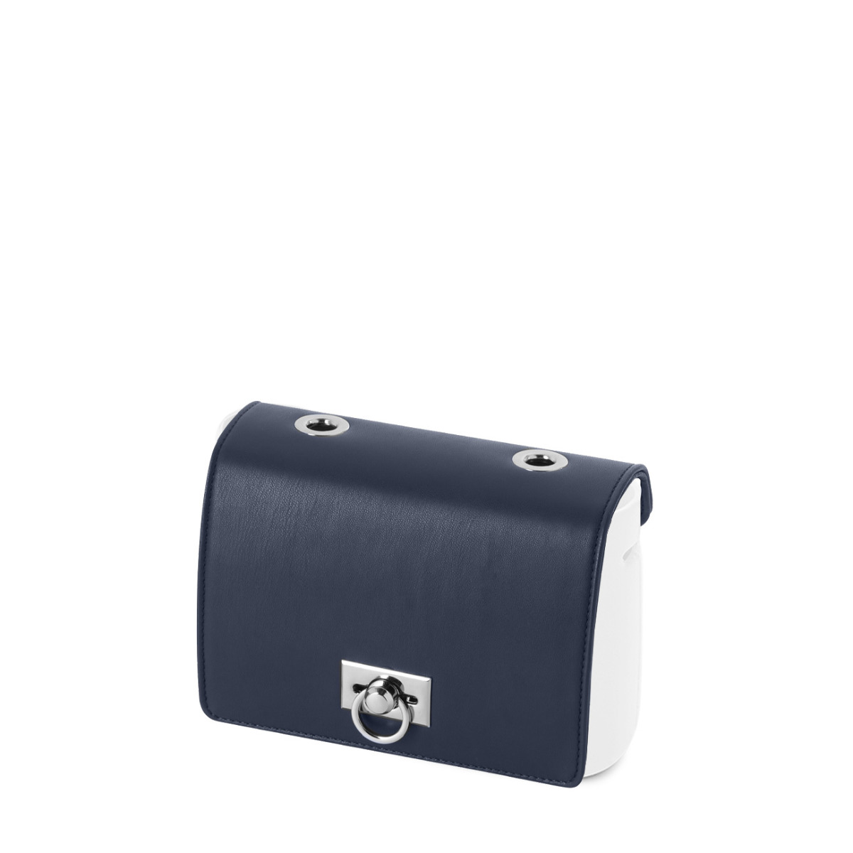 Klopa O bag Girello con occhielli nappa Blu navy