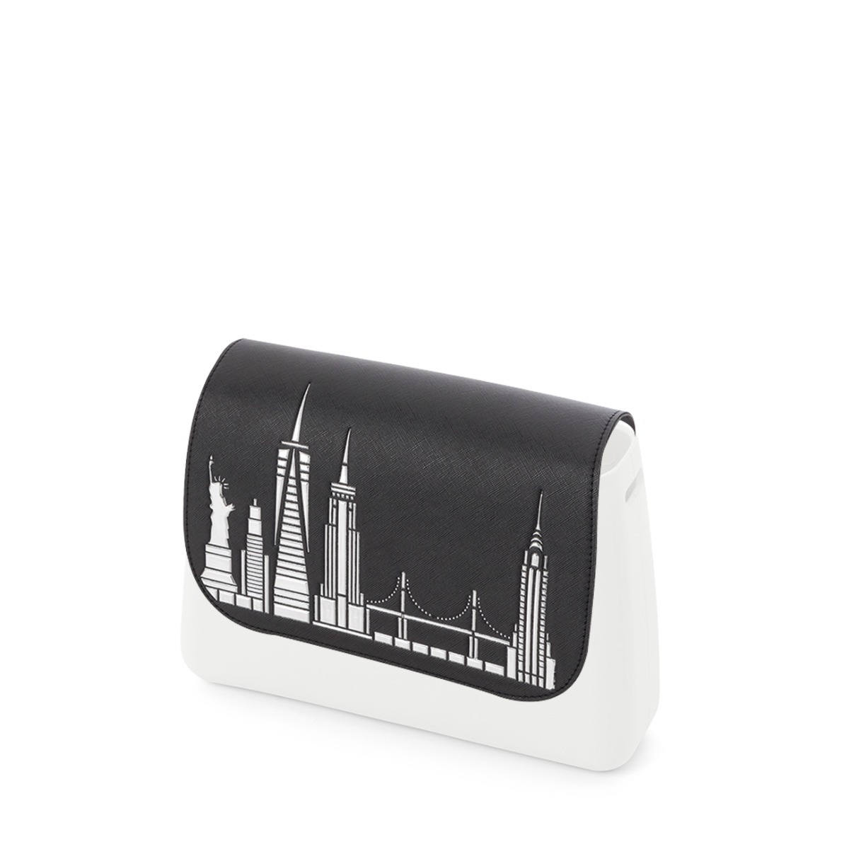O bag flap glam Skyline 3D New York