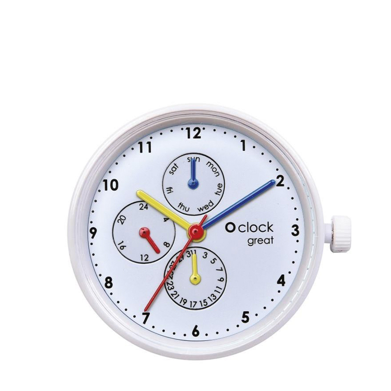 Mechanismus hodinek O clock great Date New York times square Bianco