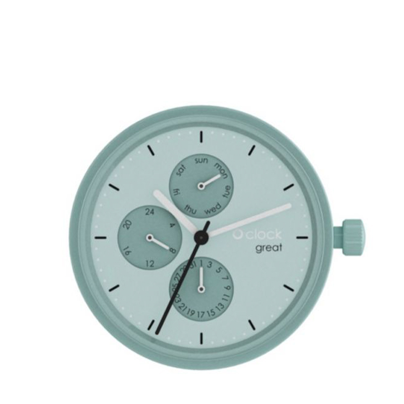 Watch mechanism O clock great Date Polvere