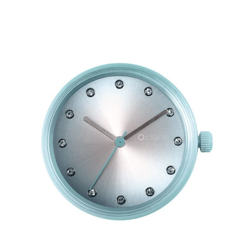 Hodinkový strojek O clock great Diamonds Verde antico