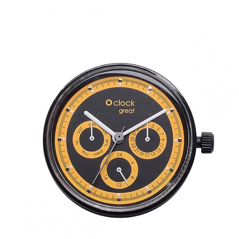 Hodinkový mechanismus O clock great Racing Fluo arancione