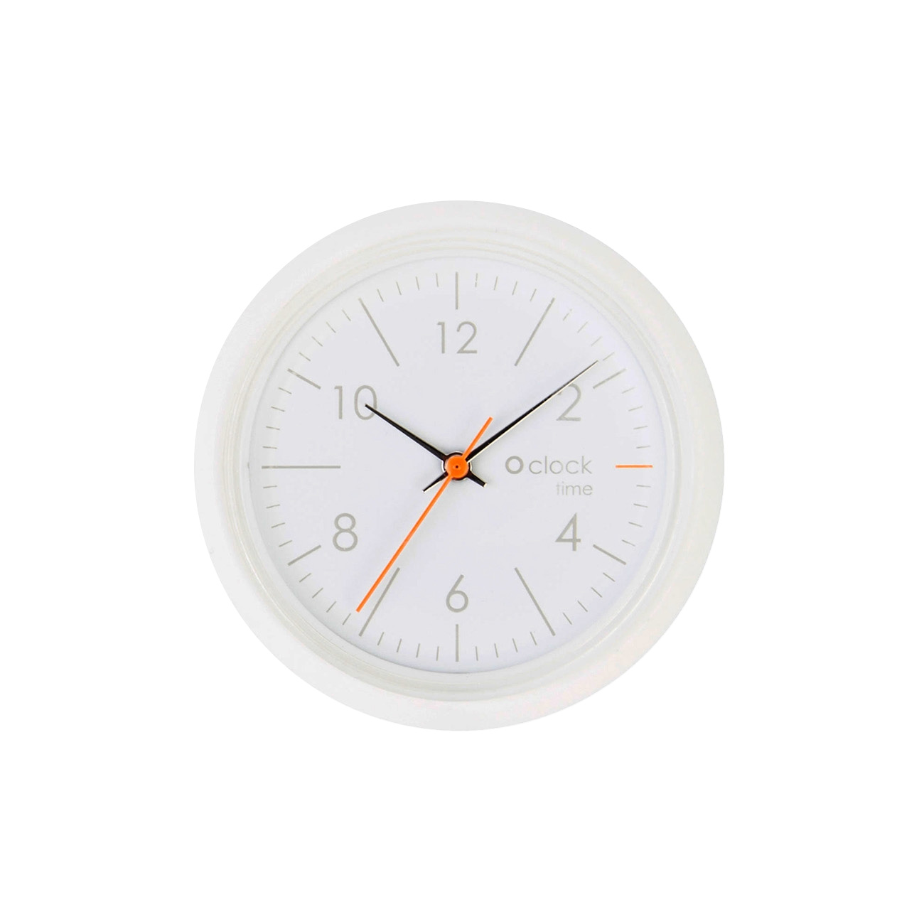 Hodinky O clock Time numeri Bianco