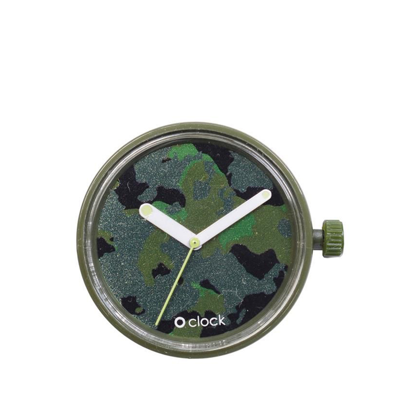 Hodinový mechanismus O clock Camouflage Olive