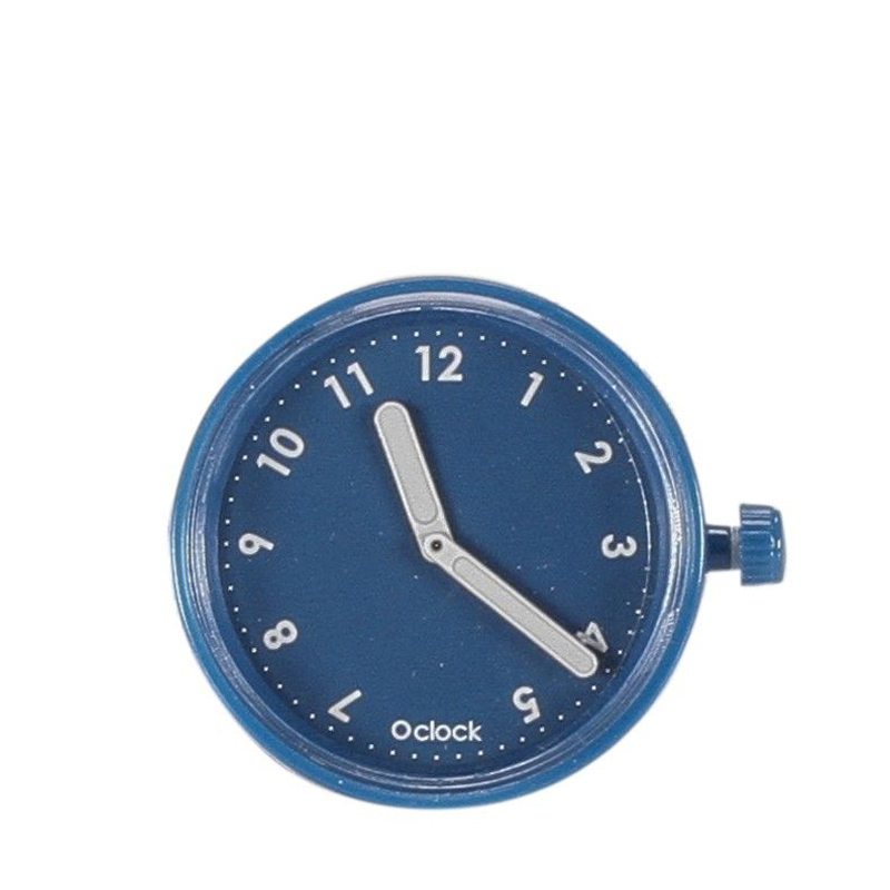 O clock Numbers Capri blu hodinkový strojek