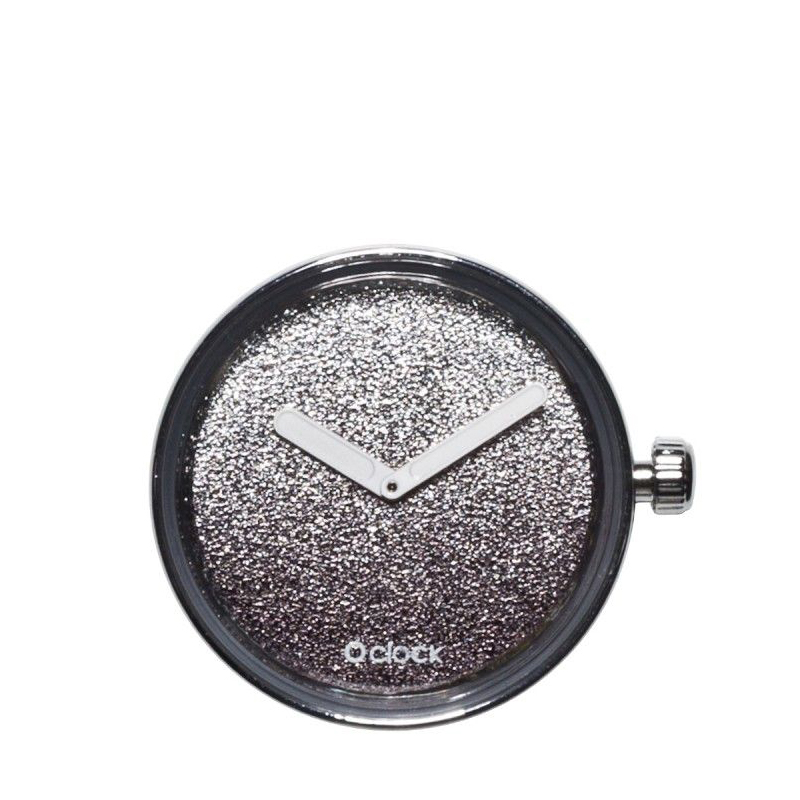 Hodinky O clock Glitter Argento