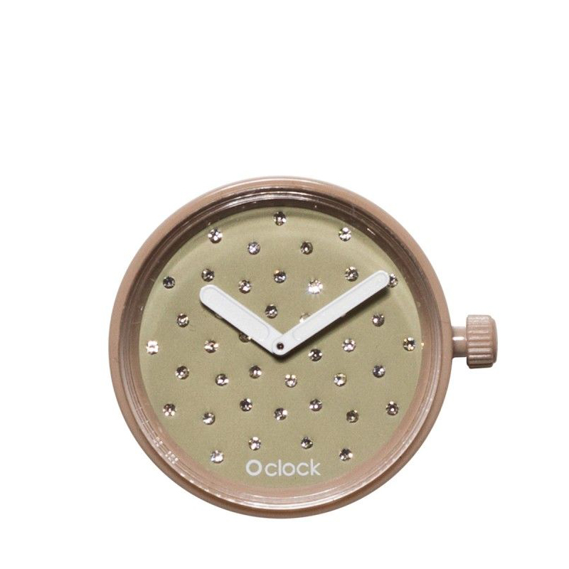 Hodinový strojek O clock Cristal Sabbia