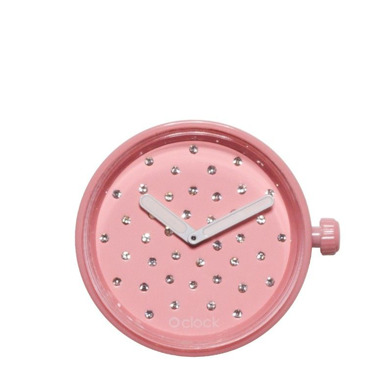 Hodinový strojek O clock Cristal Rosa