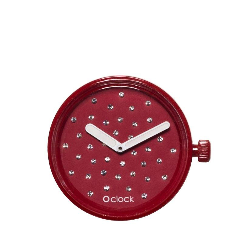 Hodinový strojek O clock Cristal Rubino