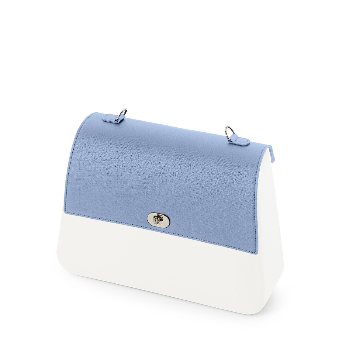 Kabelka Flap O queen Saffiano Lilla grigio