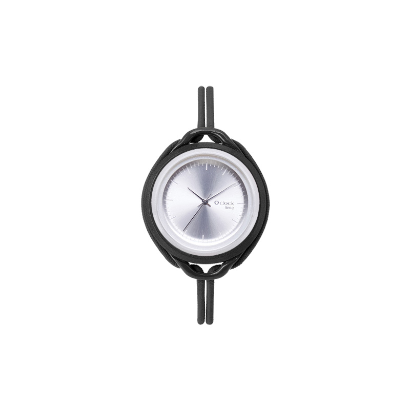 Hodinky O clock time Bianco