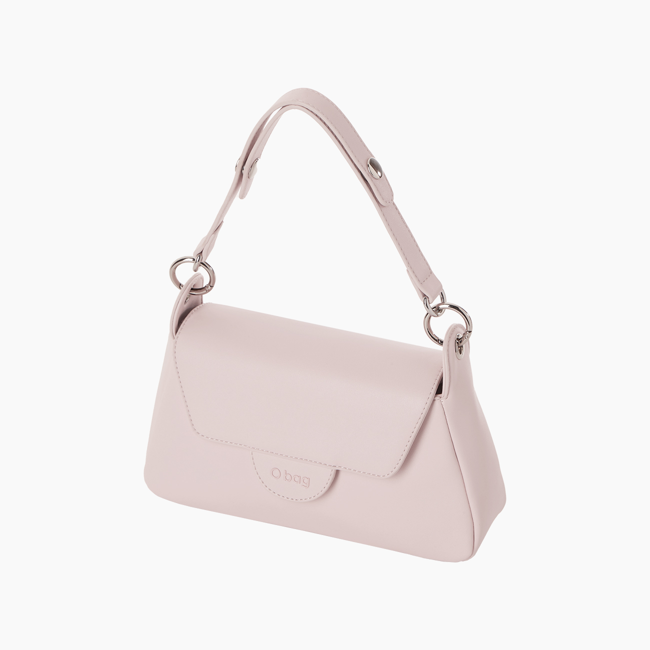 Kabelka O Bag Paris Sintetico Nappa Easy Smoke Pink OUTLET