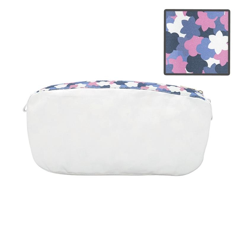 O bag moon Stampa flower camouflage organizér Cobalto