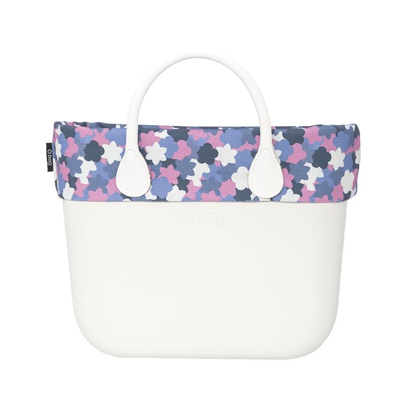 Čelenka O bag standard Stampa flower camouflage Cobalto