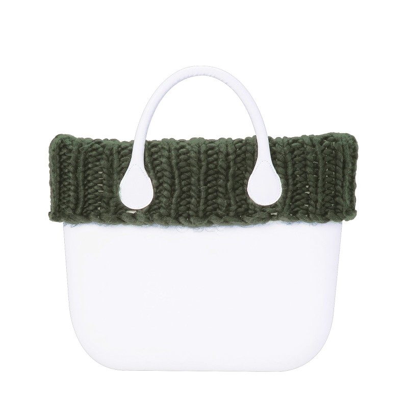 O bag standard band Lana maxi treccia Tortora