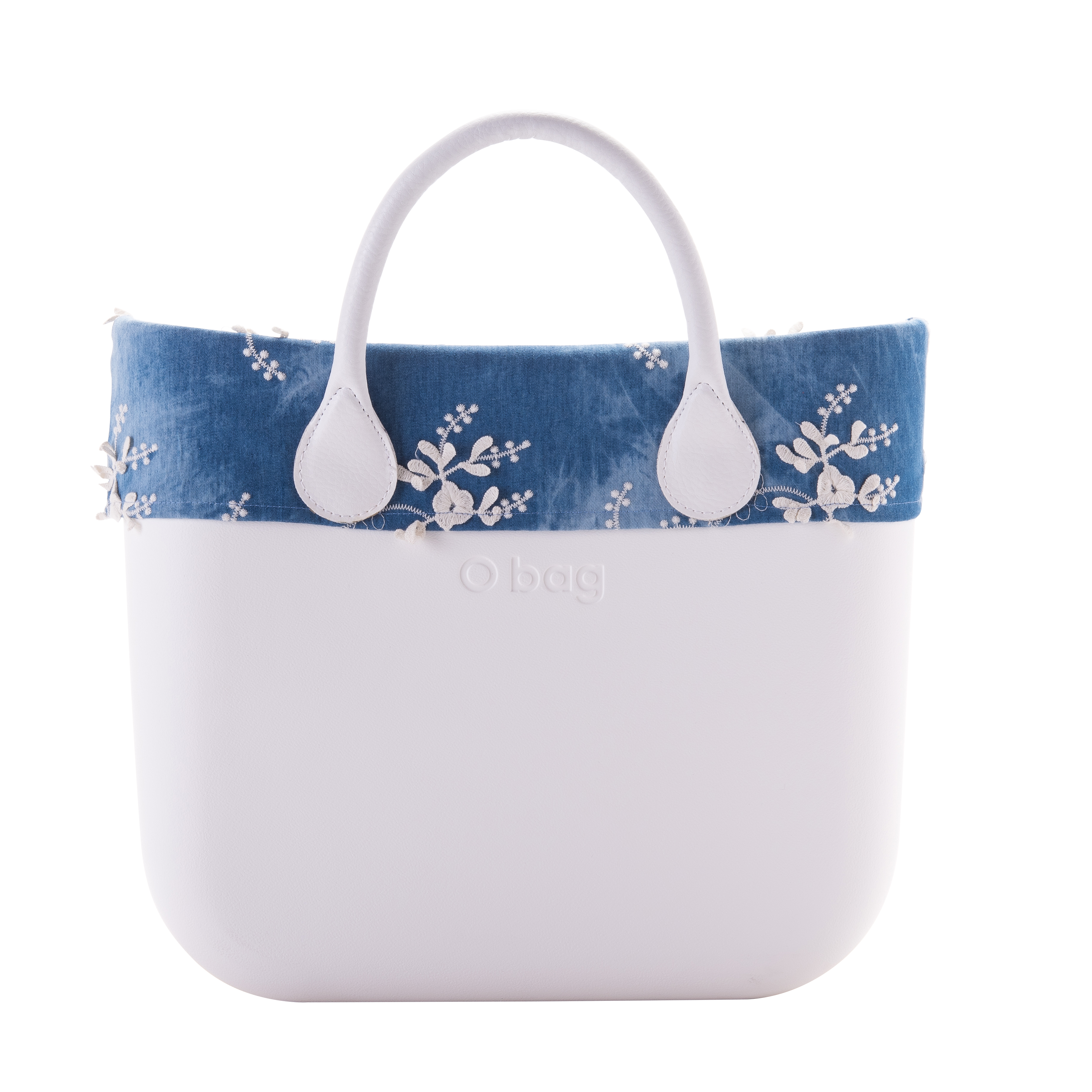 O bag standardní čelenka Denim ricamato Denim