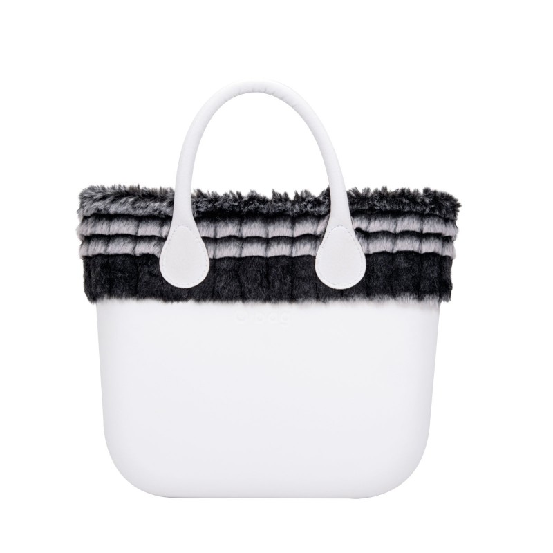 O bag mini Lapin laserato Nero čelenka
