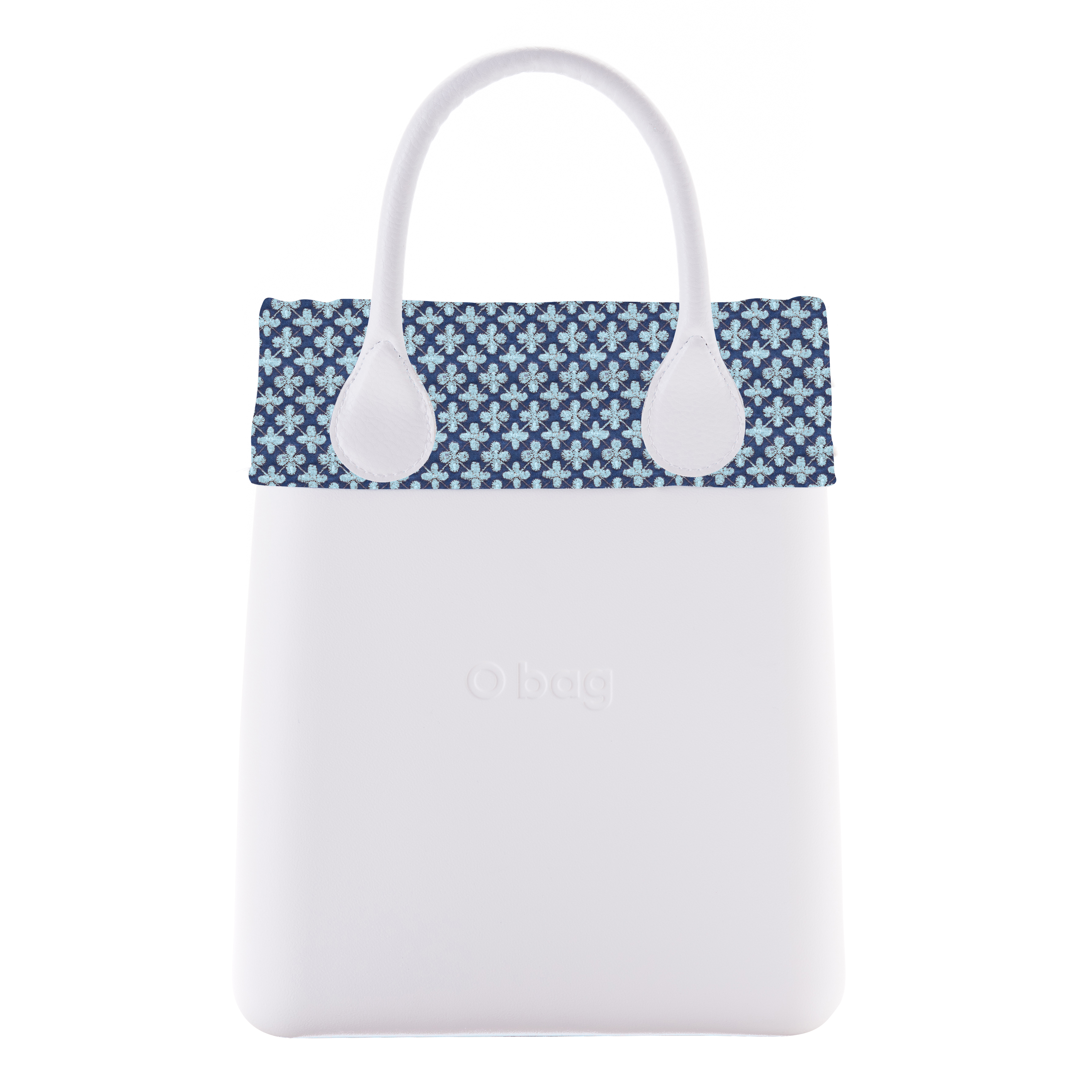 O bag chic Sangallo su denim Azzurro čelenka