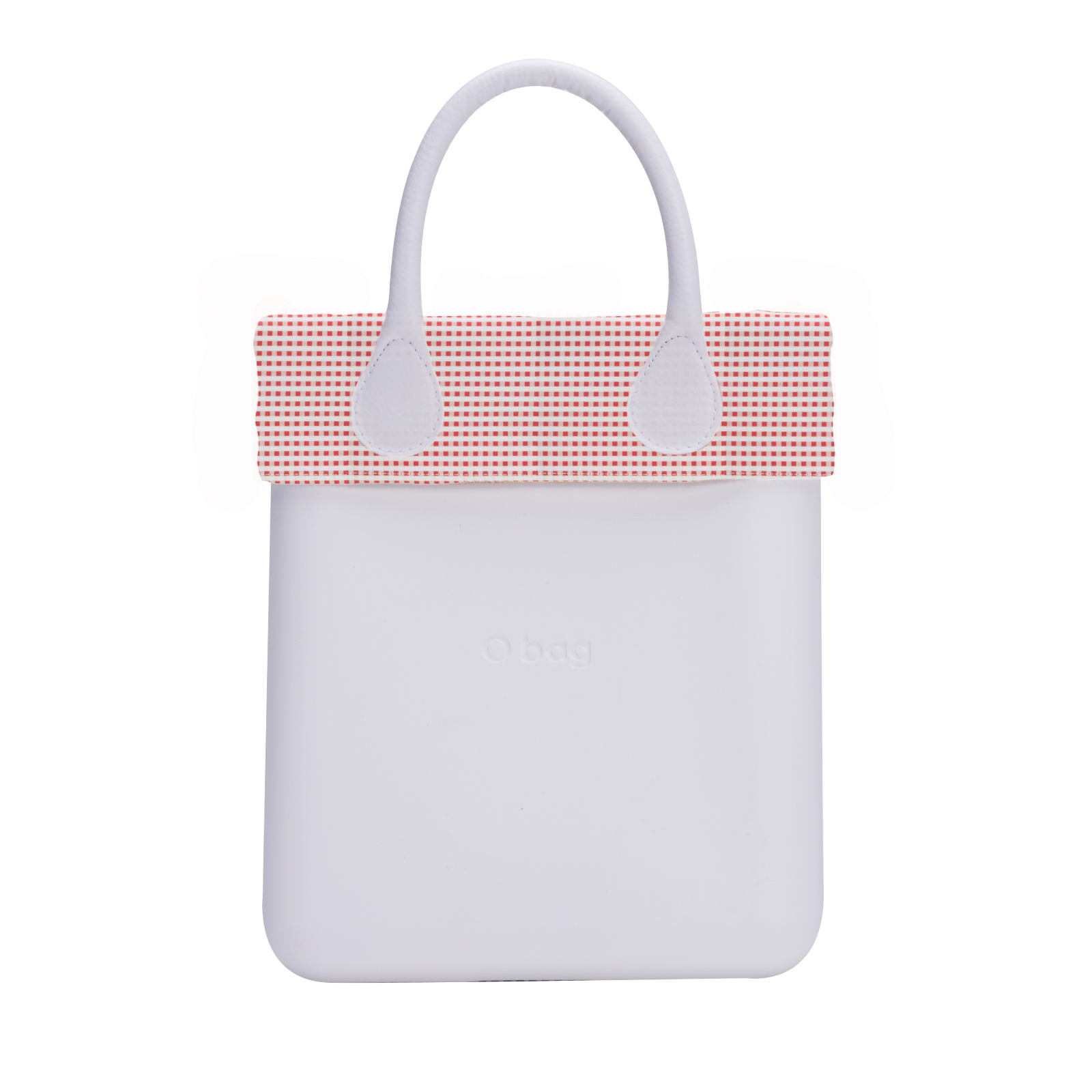 O bag chic Micro check Rosso čelenka