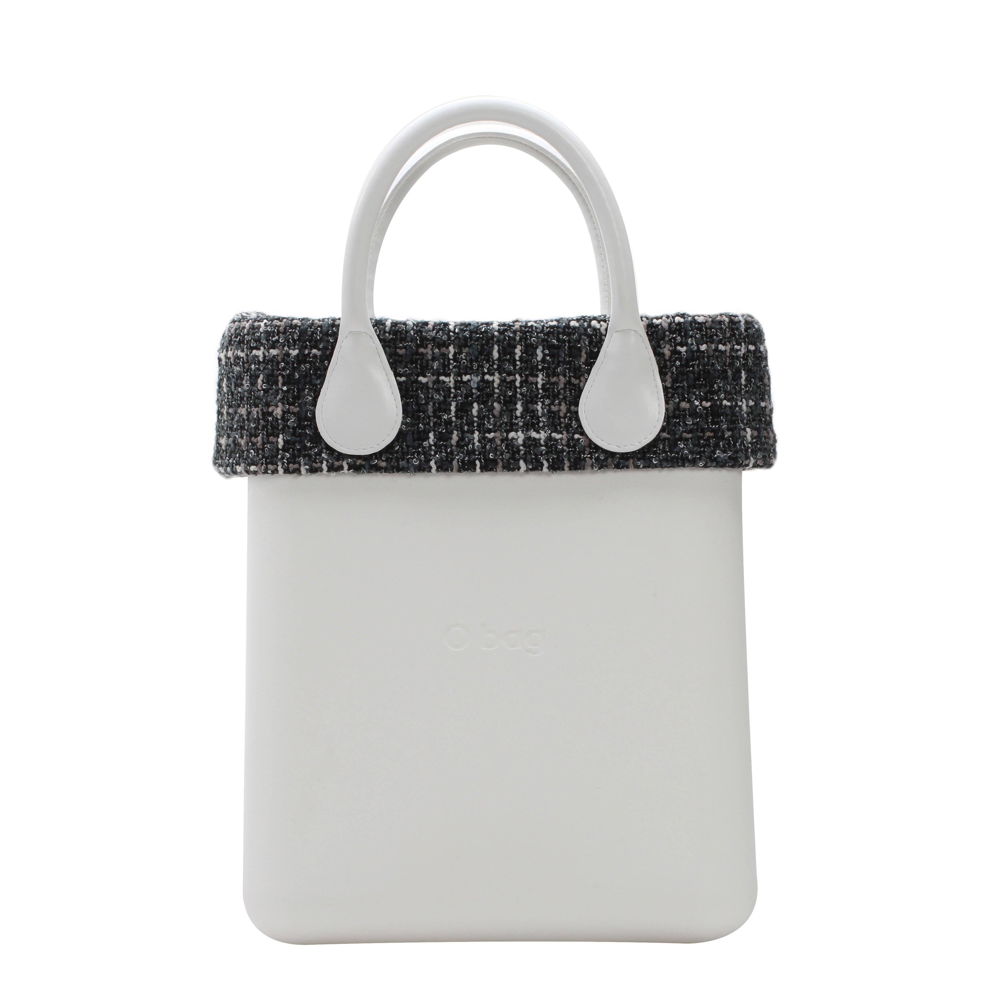 O bag chic Tweed Grigio čelenka