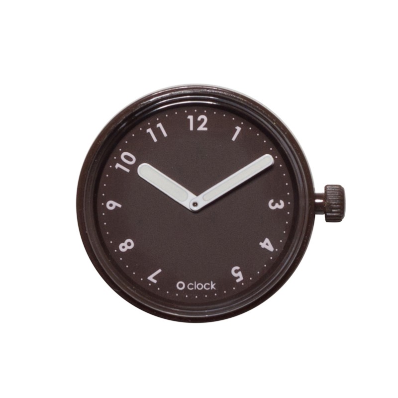 O clock Numbers Chocolate watch mechanism