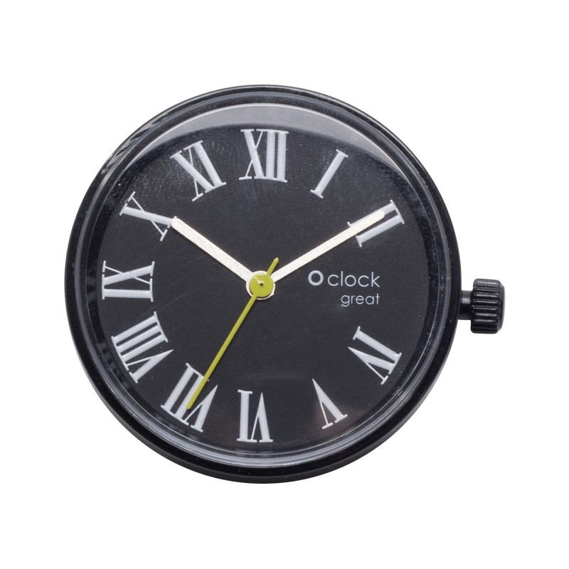 Hodinkový mechanismus O clock great Numeri Romani Nero