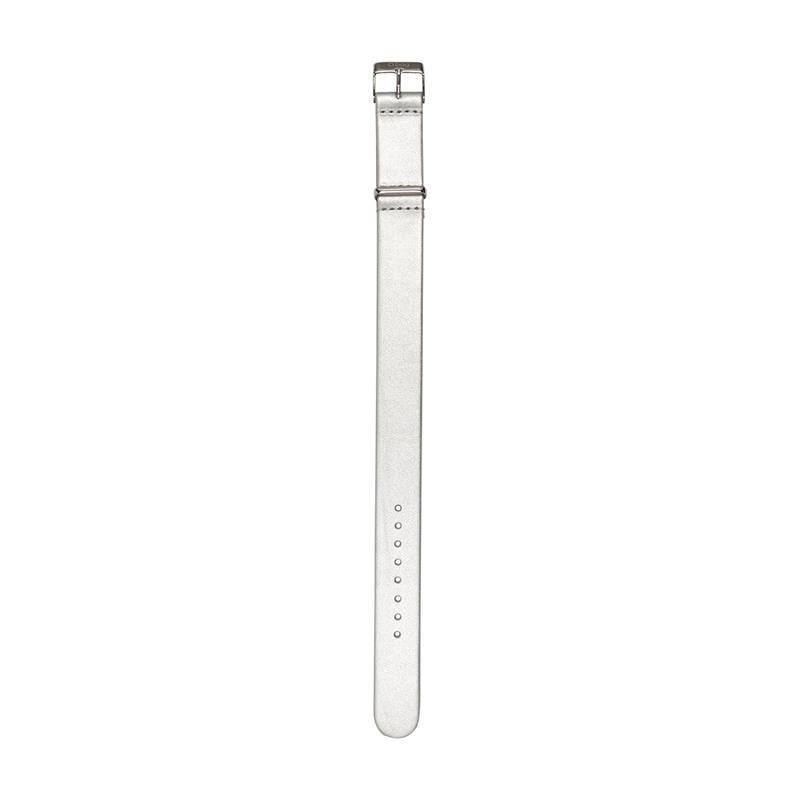 O clock shift watch strap Simil pelle Argento