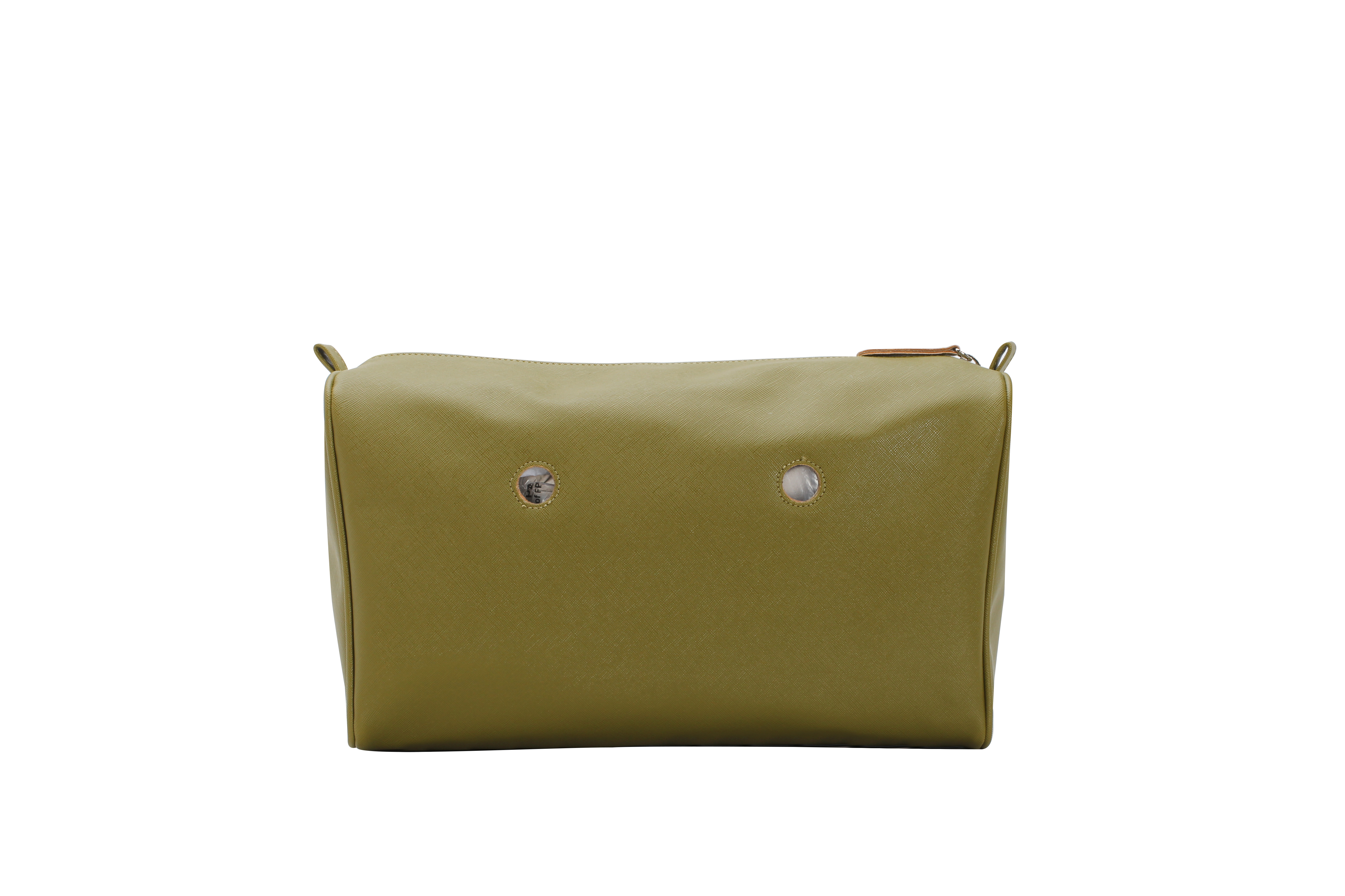 O bag city Saffiano Verde organizer