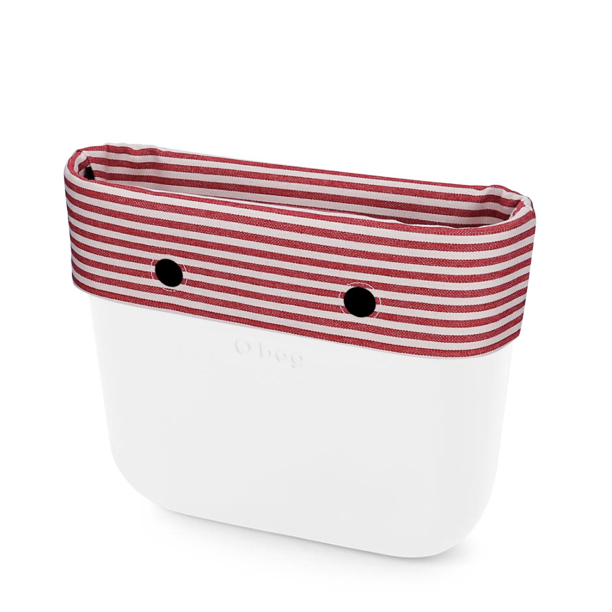 O bag mini Riga stretch band Rosso crema
