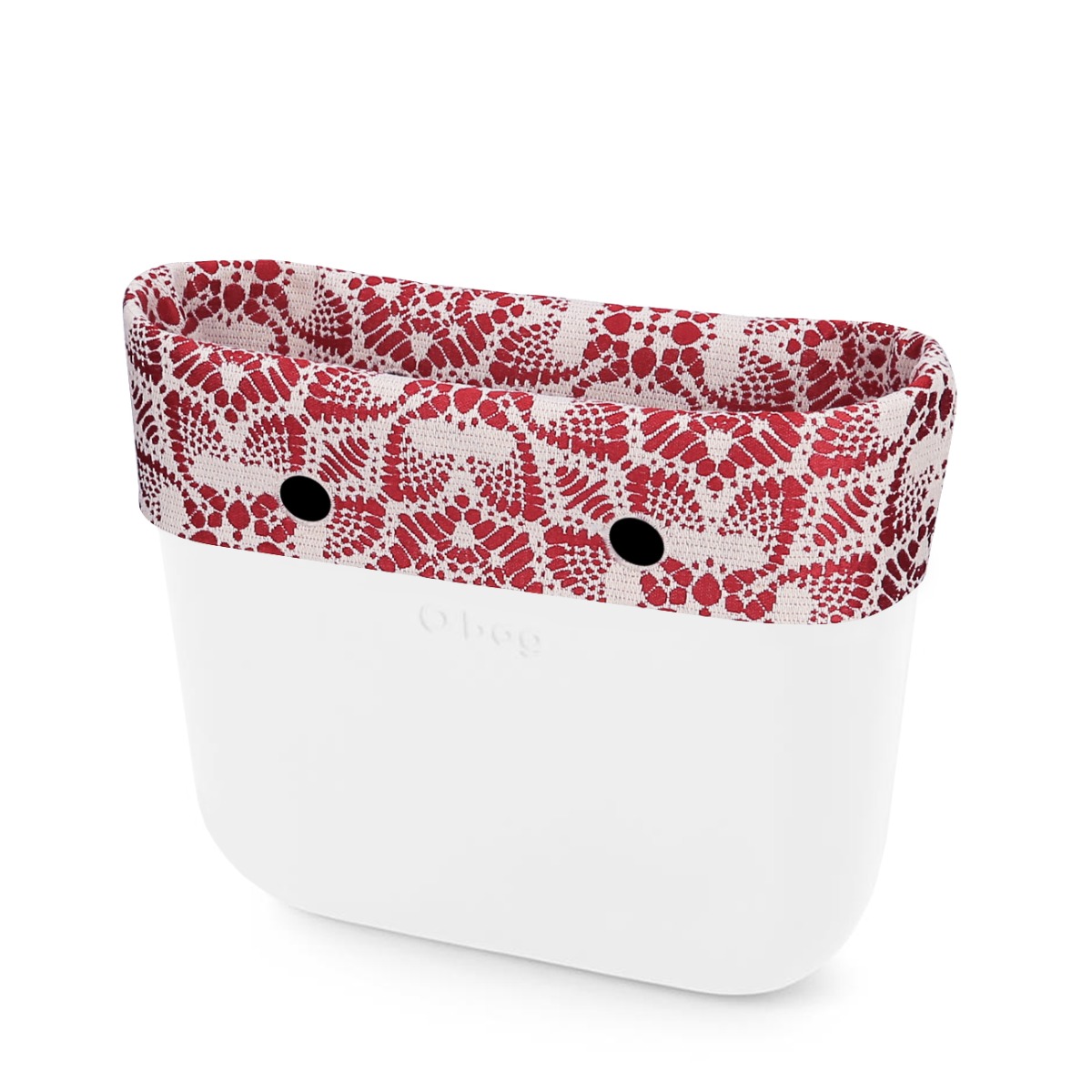 O bag mini Riviera Rosso čelenka