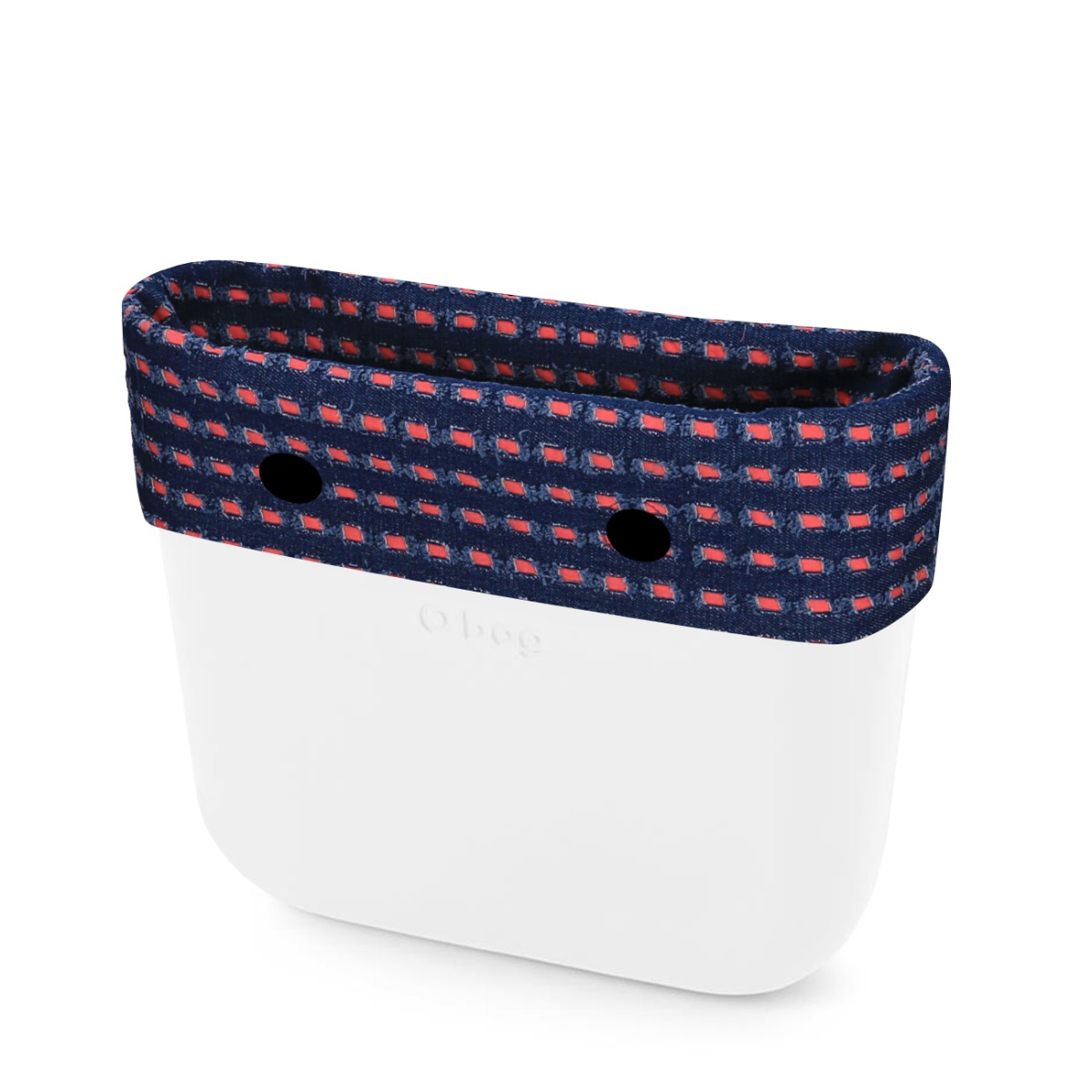 Band O bag mini Denim traforato Corallo
